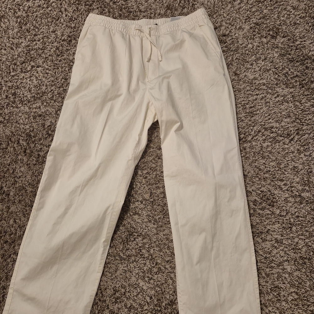 H&M Men's Light Cream Chinos